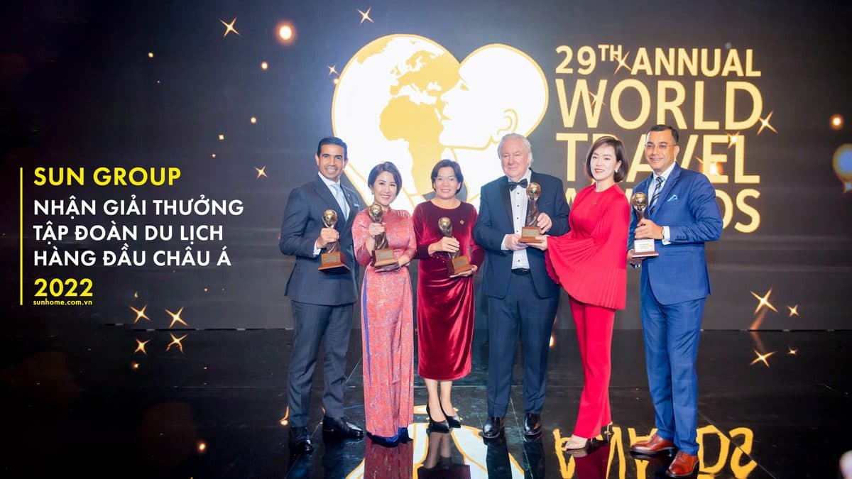 Giải thưởng danh giá của chủ đầu tư Sun Group